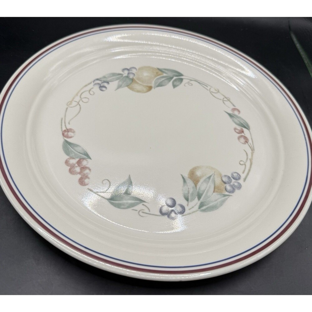 Vintage Corning Corelle Abundance 10 1/8" Dinner Plate Fruit Pattern